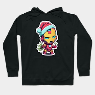 Christmas Gift Super Hero Cartoon Iron Man Baby Hoodie